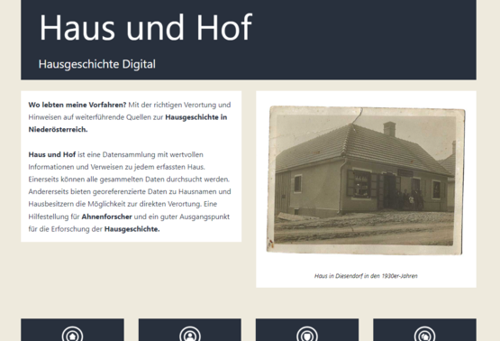 Haus und Hof - Hausgeschichte Digital