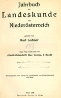 Jahrbuch für Landeskunde von Niederösterreich 29 (1944-48)