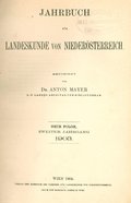 Jahrbuch für Landeskunde von Niederösterreich 2 (1903)