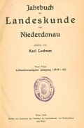 Jahrbuch für Landeskunde von Niederösterreich 28 (1939-43)